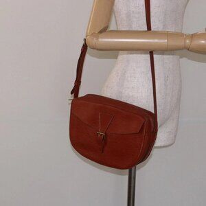 LOUIS VUITTON Epi Jeune FilleMM Shoulder Bag Brown M52153 LV Auth 127970